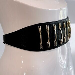 B-Low The Belt Statement Leather Cummerbund Belt